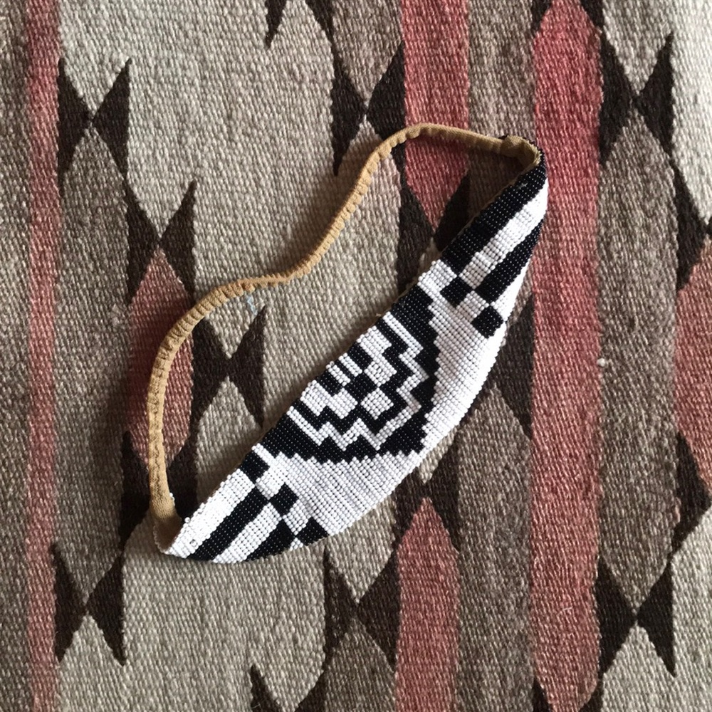 Roarke NY hand beaded headband